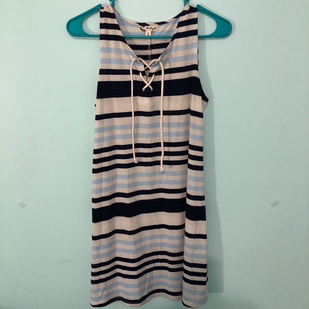 Striped tank dress
